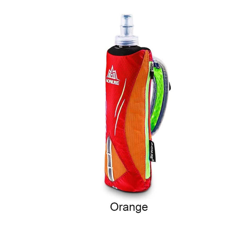 AONIJIE Nylon Marathon Kettle Pack Outdoor Sports Wrist Storage Bag Hiking Cycling Running Hand Hold Kettle Bag With Water Bottles