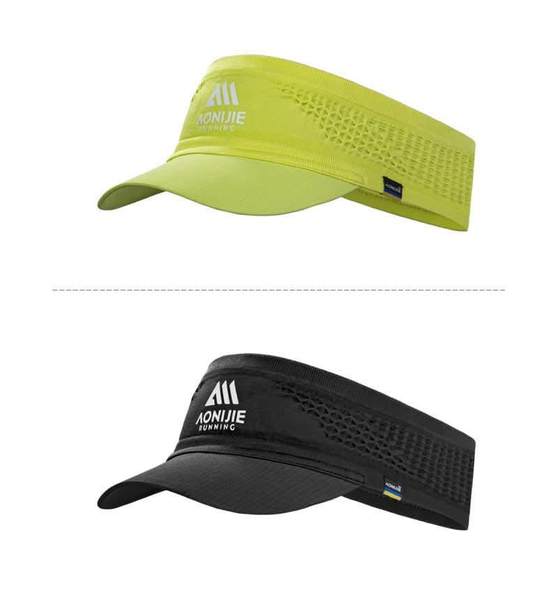 AONIJIE Running Hat Men Women Outdoor Sports Empty Top Sunshade Hat Sunscreen Protection Hats Marathon Quick Drying Caps