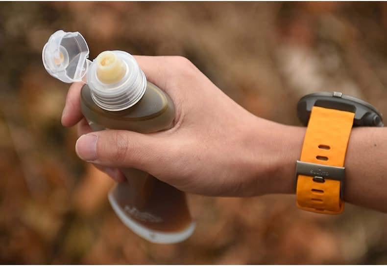 AONIJIE TPU 170ml Sports Water Bag Hydration Nutrition Energy Gel Soft Flask Water Bottle for Marathon Running Hiking