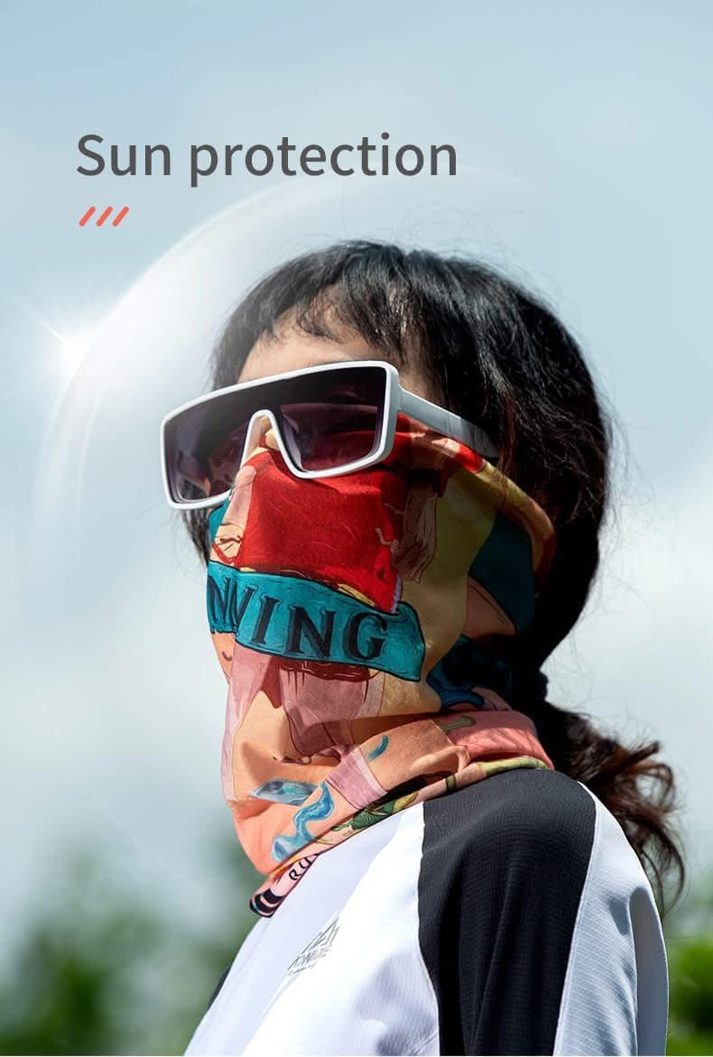AONIJIE Sports Headband Running Neck Protector Sunscreen Mask Scarf Outdoor Men Women Bicycle Bandana Gaiter Headwear