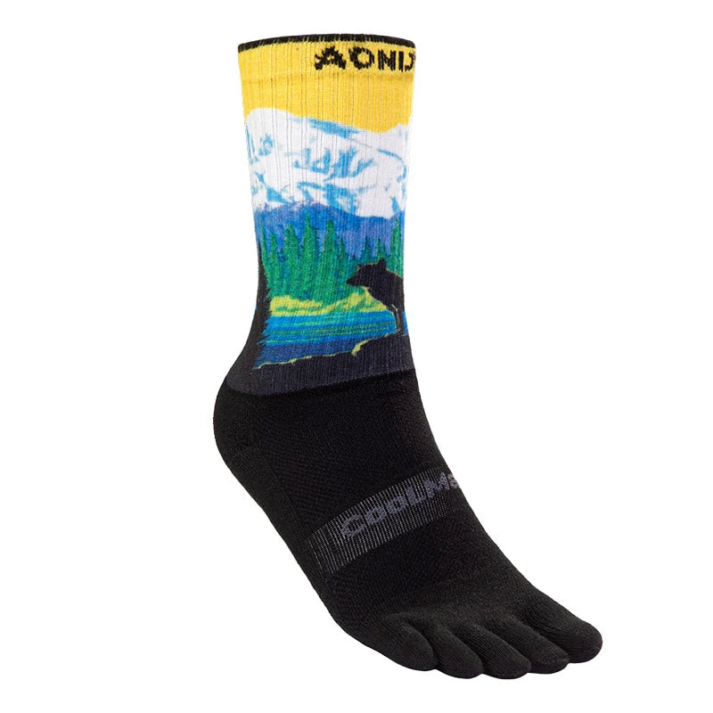 One Pair Five Toe Socks-Unisex Long Tube - E4843