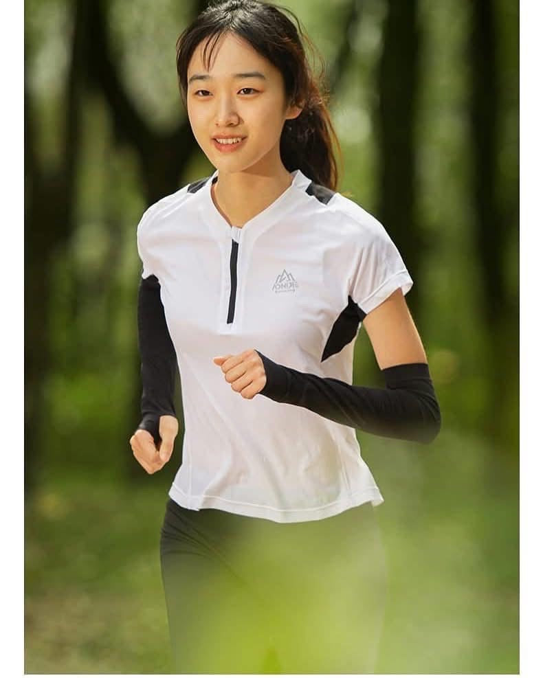 AONIJIE Outdoor Running Sunscreen Ice Sleeves for Sports Driving Gloves Cycling Arm Sun Block UV Sun Protection Sleeves