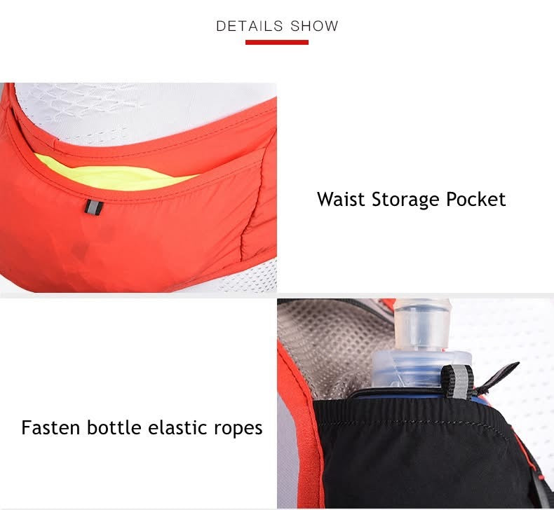 AONIJIE Outdoor Sport Unisex Hiking Cycling Hydration Vest Backpack Sport Backpack for Gym Waterproof Backpacking Bag