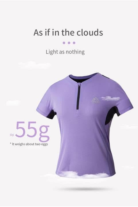 Women Sports T-shirt Spring Summer Outdoor Female Short Sleeve for Running Fitness Cycling Yoga Daily Exercise