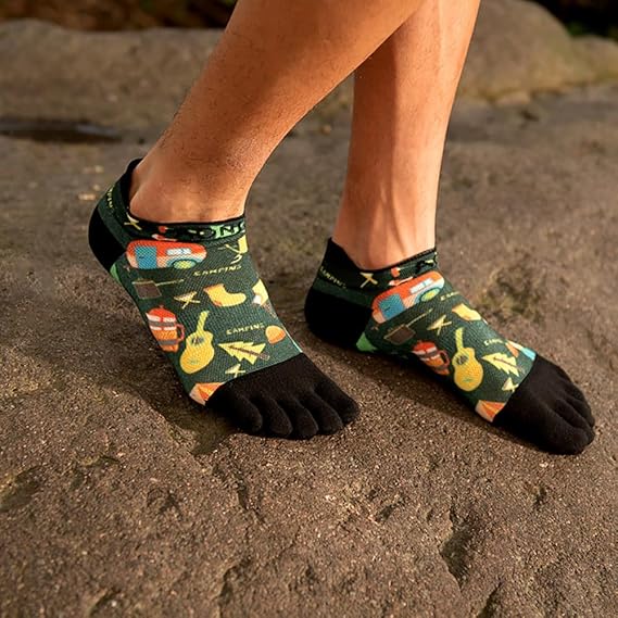 AONIJIE Toe Socks for Men Women Athletic Running Five Finger Socks