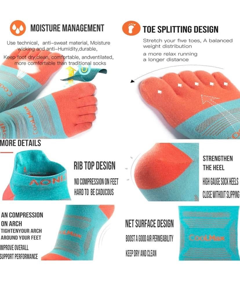 Five finger socks