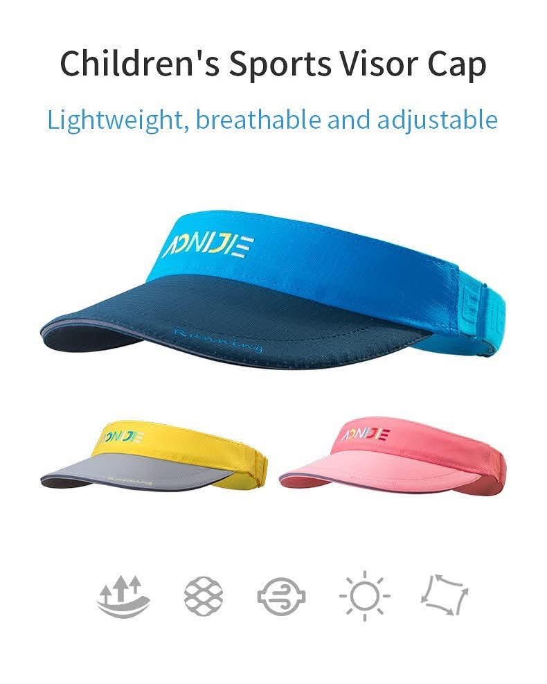AONIJIE Sport Summer Children Empty Top Hat Boys Girls Outdoor Running Quick Dry Sun Hat Sun Protection Anti UV Hat