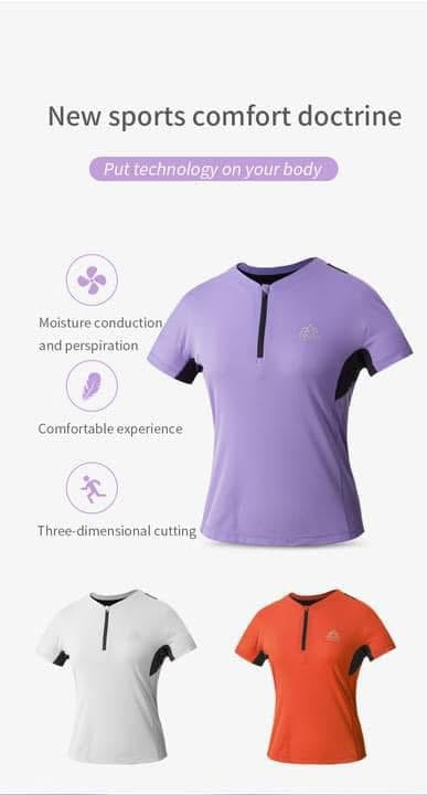 Women Sports T-shirt Spring Summer Outdoor Female Short Sleeve for Running Fitness Cycling Yoga Daily Exercise