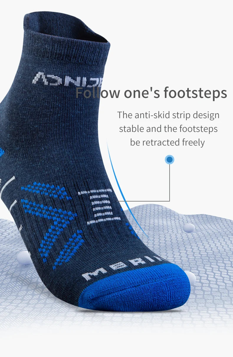 One Pair AONIJIE E4828 E4829 Thickened Wool Socks camping socks