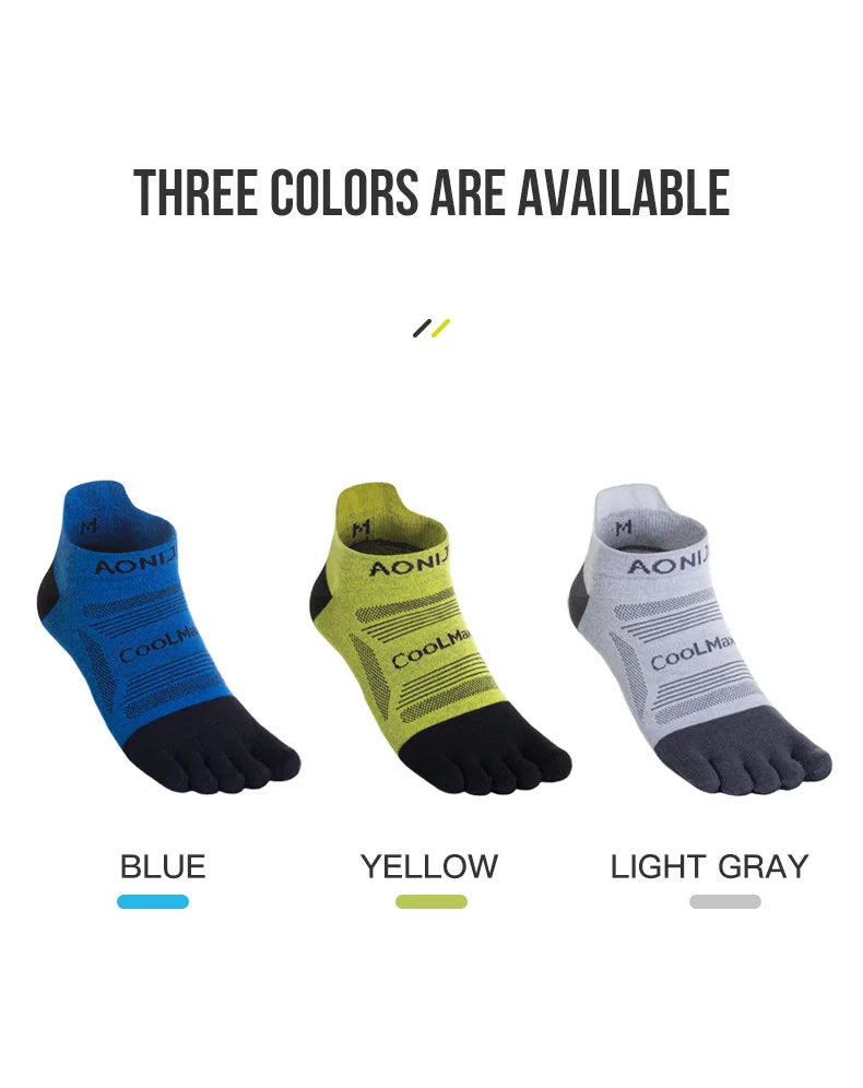 Five Toe Socks-Unisex Low Cut-E4839